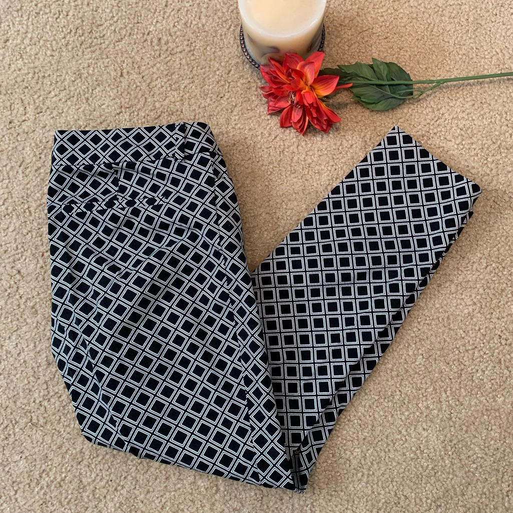 Pixie Pants Black White
